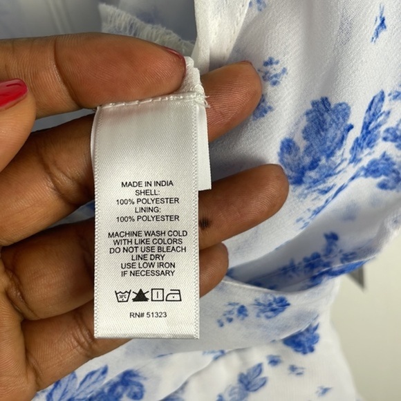 NWT 1.State Fruffle Cami Wrap Blouse - Picture 6 of 6